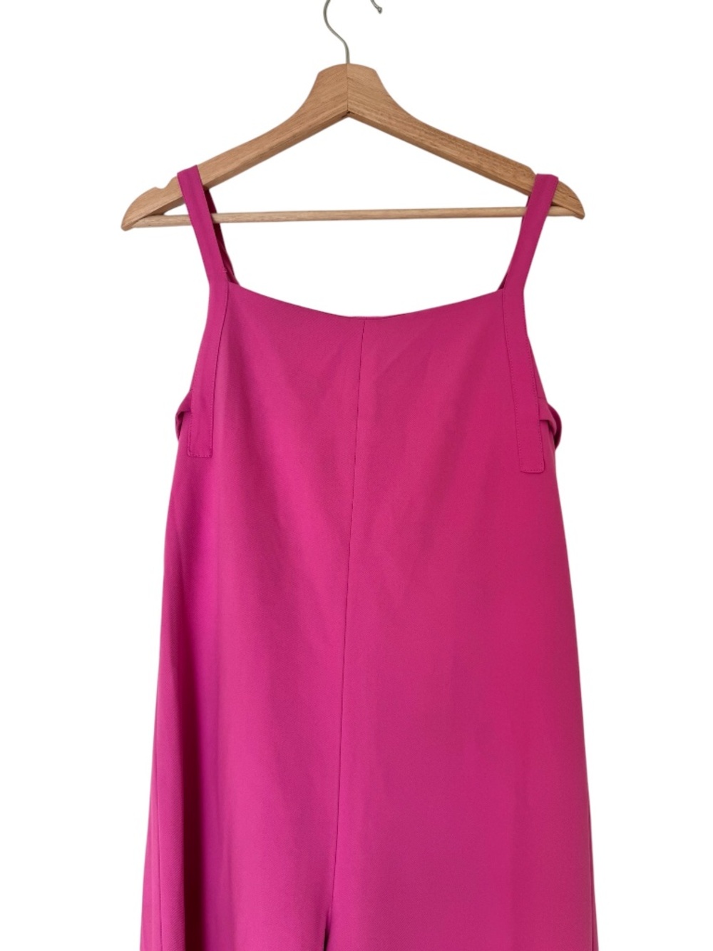 Adam Lippes Pink Wide-Leg Jumpsuit Back Tie Size 10 - Picture 5 of 16